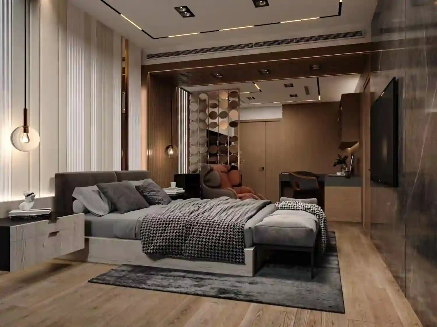 luxury bedroom - designed by Yushi