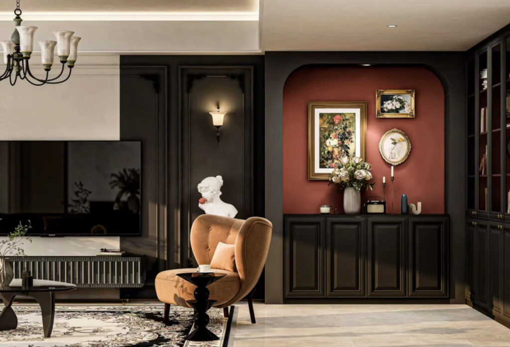 French style interior designed by Yushi