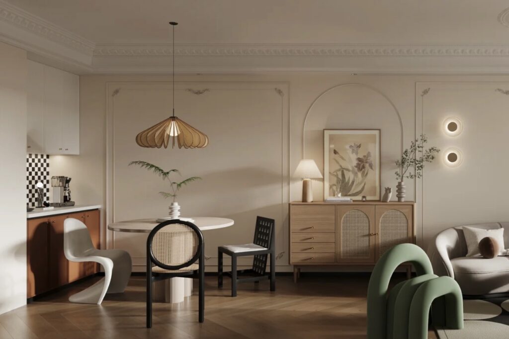 French style interior designed by Yushi