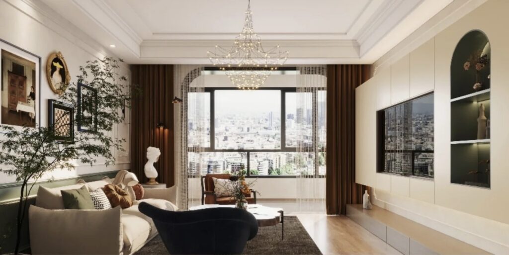 French style interior designed by Yushi