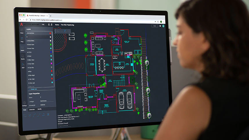 interior design on the desktop