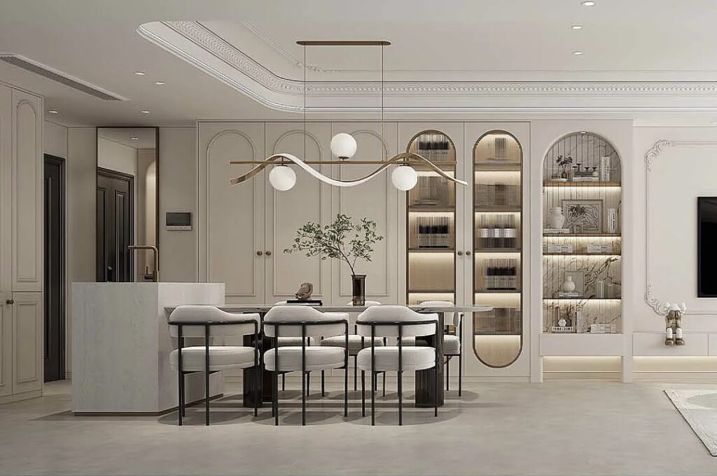 dining room designed by Yushi