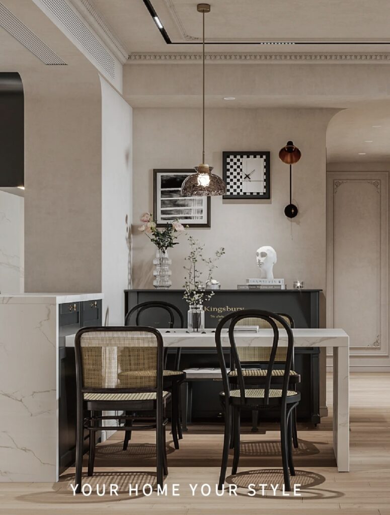 dining room designed by Yushi