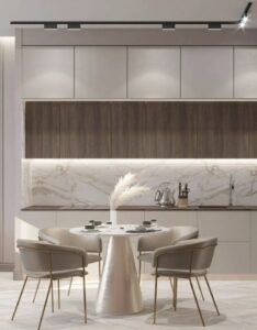 natural stone in interior designed by Yushi
