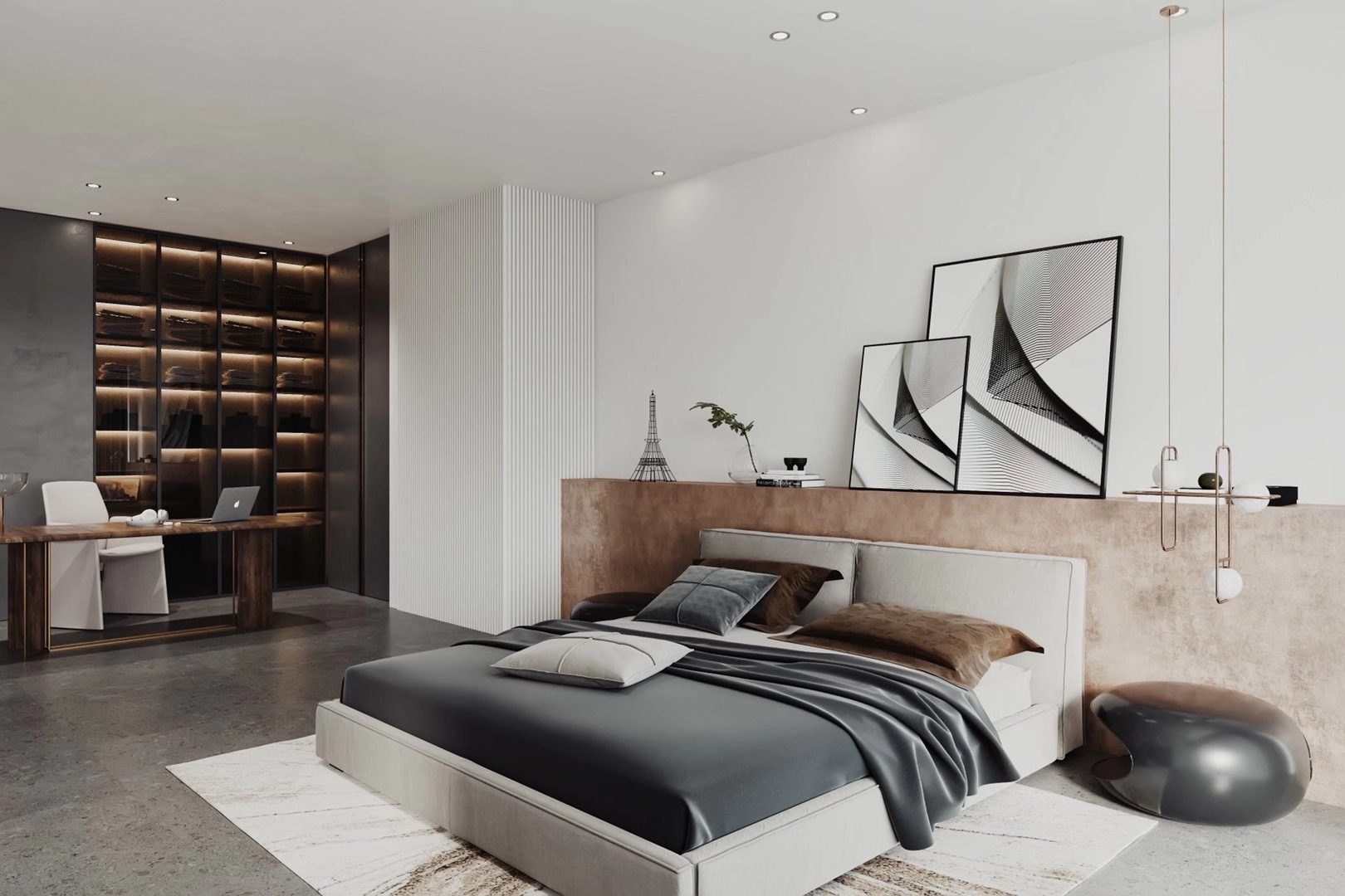 bedroom designed by Yushi