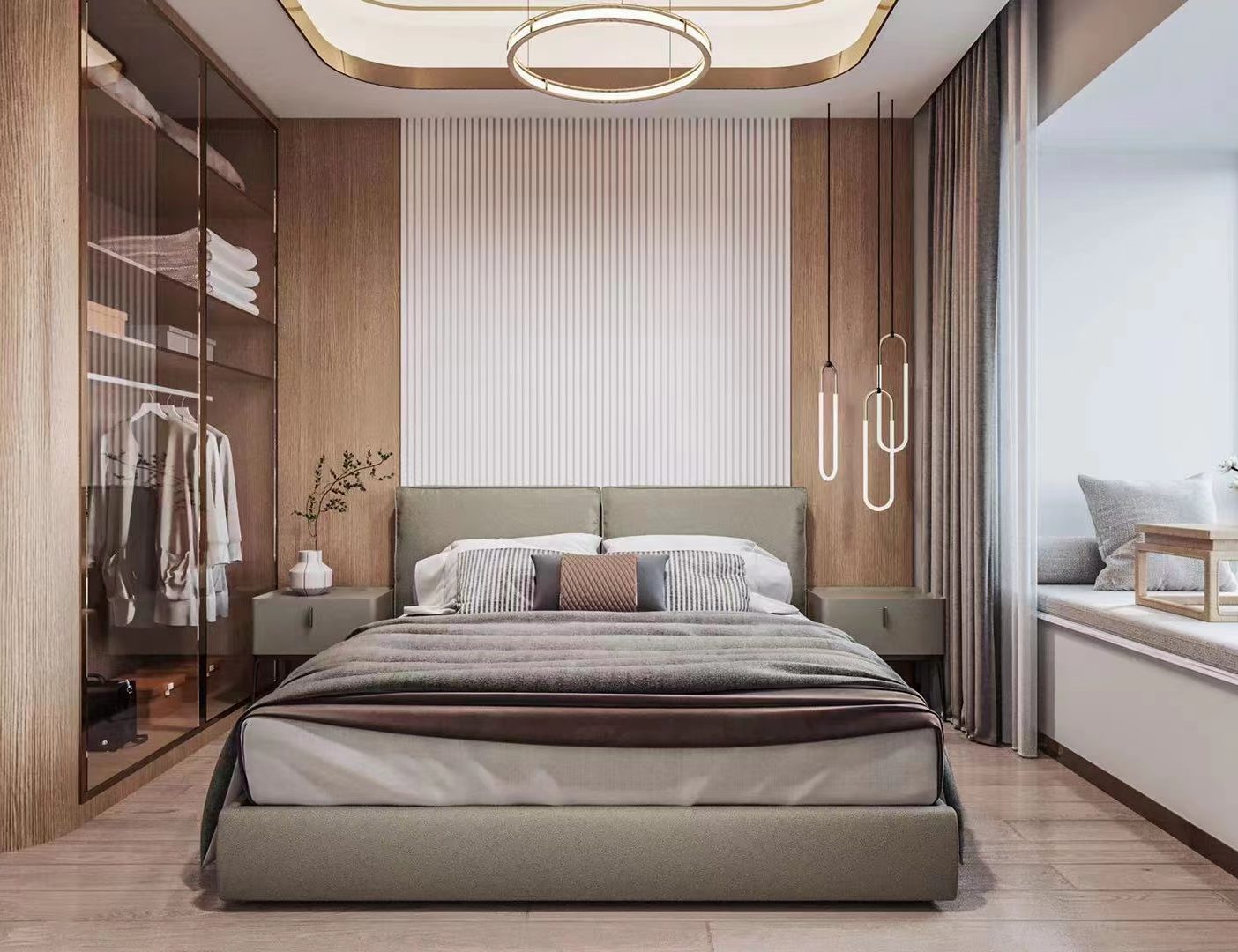 luxury bedroom - designed by Yushi